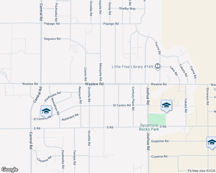 map of restaurants, bars, coffee shops, grocery stores, and more near 22930 Waalew Road in Apple Valley