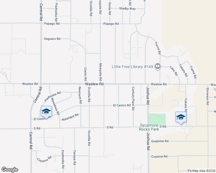 map of restaurants, bars, coffee shops, grocery stores, and more near 22930 Waalew Road in Apple Valley