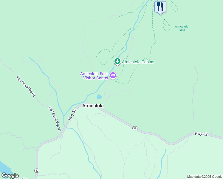 map of restaurants, bars, coffee shops, grocery stores, and more near 240 Amicalola Falls State Park Road in Dawsonville