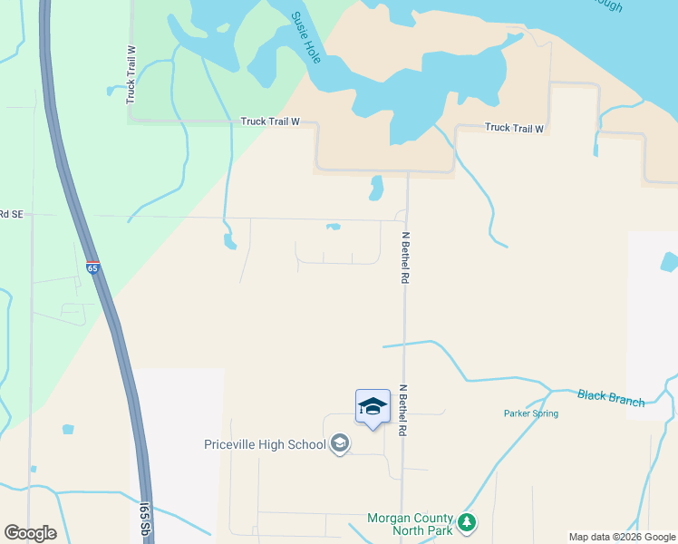 map of restaurants, bars, coffee shops, grocery stores, and more near Cypress Drive in Decatur
