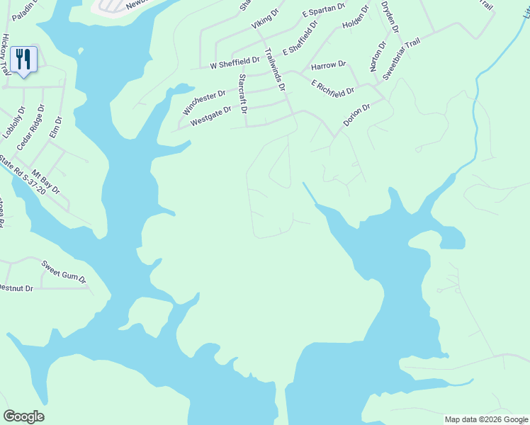map of restaurants, bars, coffee shops, grocery stores, and more near 907 Trailwinds Drive in Westminster