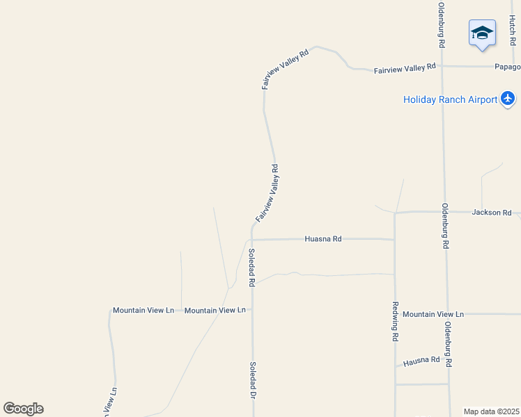 map of restaurants, bars, coffee shops, grocery stores, and more near Fairview Valley Road in San Bernardino County