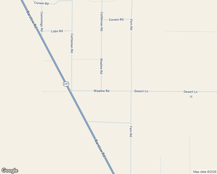 map of restaurants, bars, coffee shops, grocery stores, and more near 32819 Waalew Road in Lucerne Valley