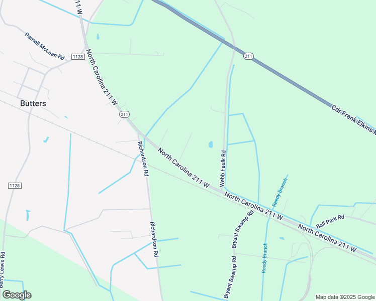 map of restaurants, bars, coffee shops, grocery stores, and more near 72 Lewis and Hester Road in Bladenboro