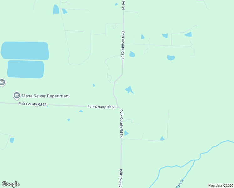 map of restaurants, bars, coffee shops, grocery stores, and more near 3595 Polk Road 54 in Mena