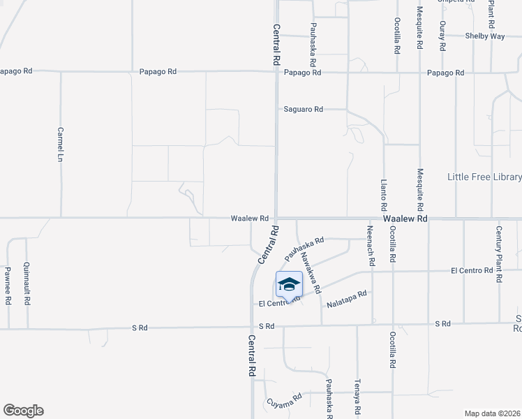 map of restaurants, bars, coffee shops, grocery stores, and more near 22520 Waalew Road in Apple Valley