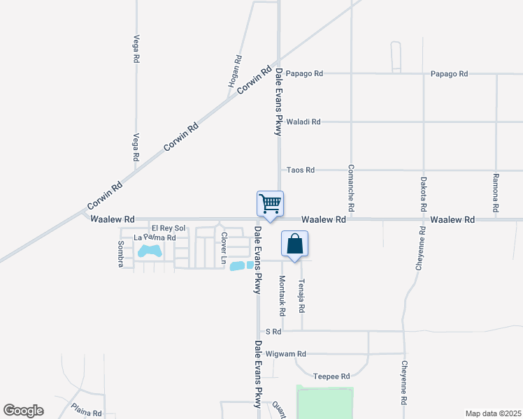 map of restaurants, bars, coffee shops, grocery stores, and more near 20830 Waalew Rd in Apple Valley