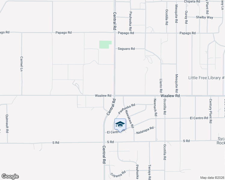 map of restaurants, bars, coffee shops, grocery stores, and more near Central Road in Apple Valley