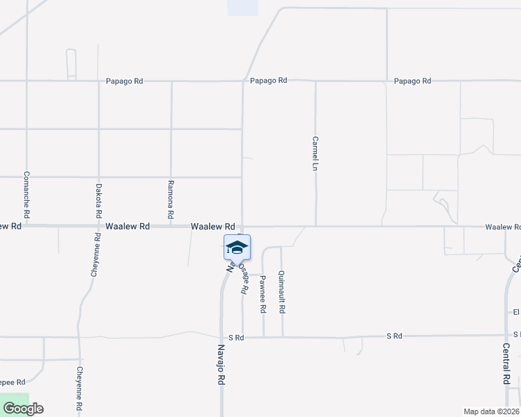 map of restaurants, bars, coffee shops, grocery stores, and more near 21750 Waalew Road in Apple Valley