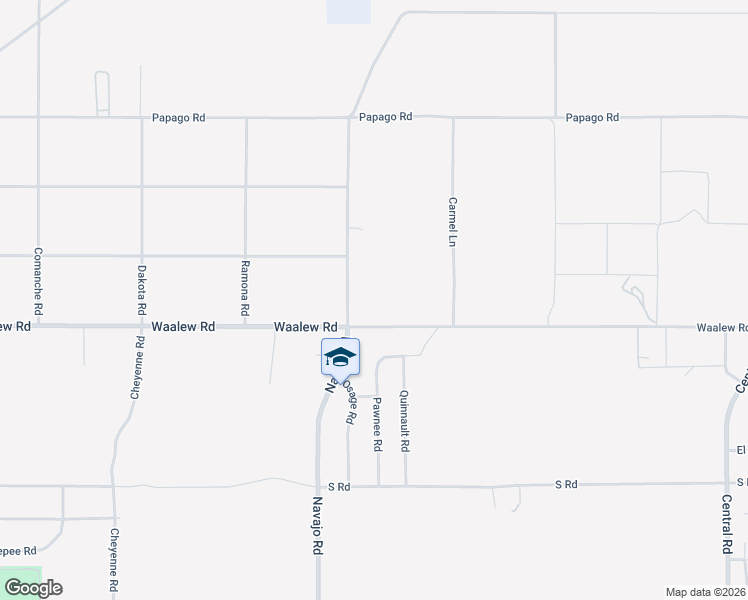 map of restaurants, bars, coffee shops, grocery stores, and more near 21750 Waalew Road in Apple Valley