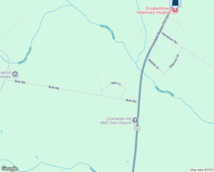 map of restaurants, bars, coffee shops, grocery stores, and more near Idas Lane in Bladen County