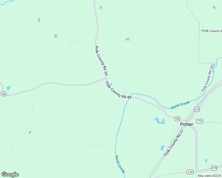 map of restaurants, bars, coffee shops, grocery stores, and more near 249 Polk County Road 39 in Mena