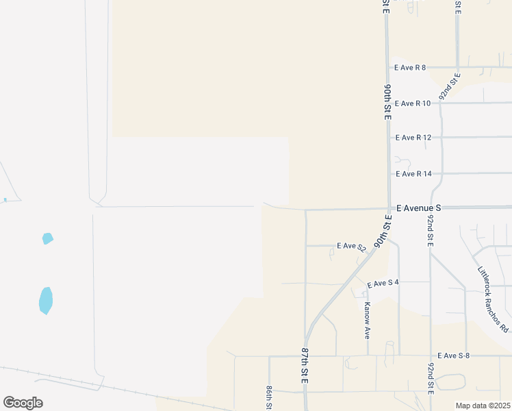 map of restaurants, bars, coffee shops, grocery stores, and more near 106th Street East in Los Angeles County