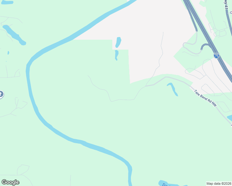 map of restaurants, bars, coffee shops, grocery stores, and more near 855 Tate Bend Road Northwest in Calhoun