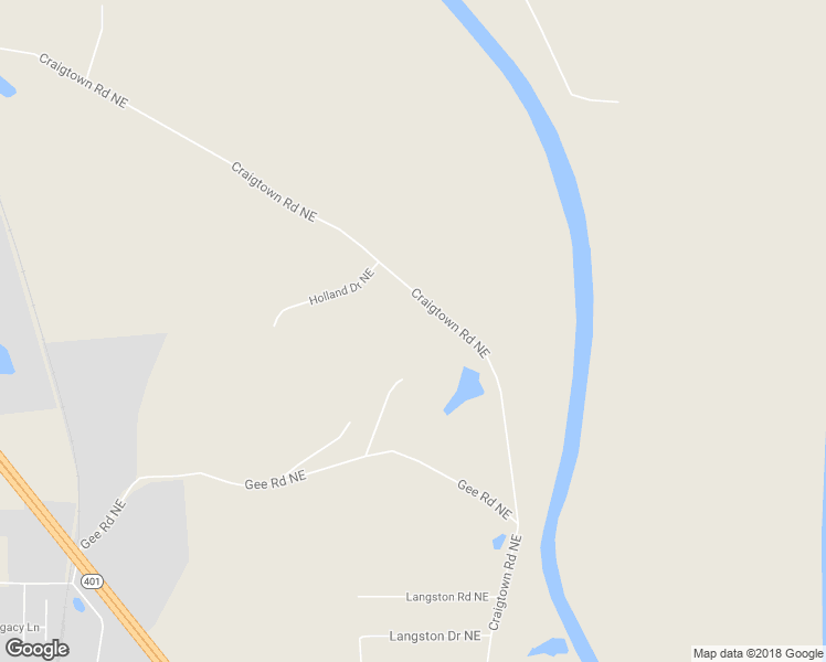 map of restaurants, bars, coffee shops, grocery stores, and more near 742 Craigtown Road Northeast in Calhoun