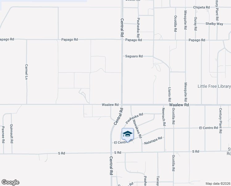 map of restaurants, bars, coffee shops, grocery stores, and more near 22479 Tinega Road in Apple Valley