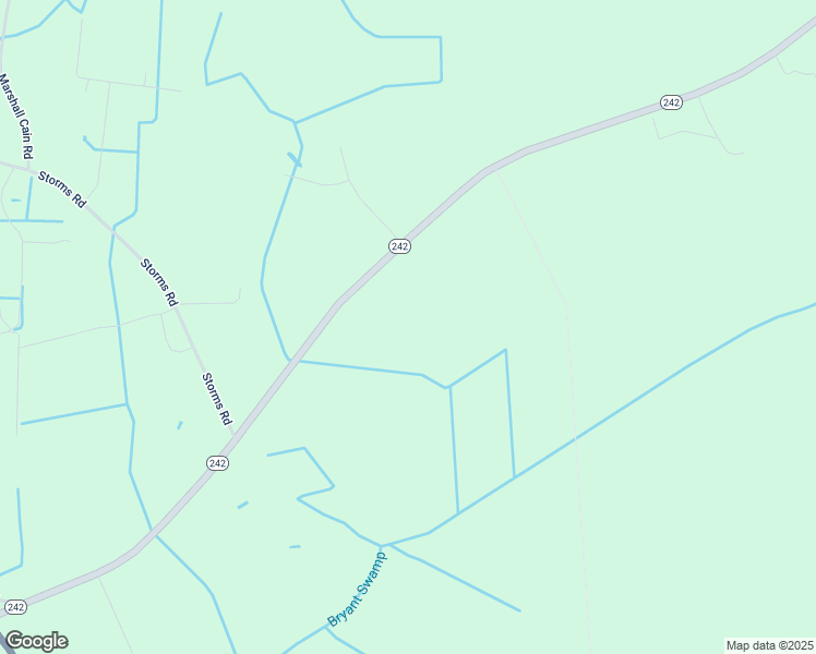 map of restaurants, bars, coffee shops, grocery stores, and more near North Carolina 242 Highway South in Bladenboro