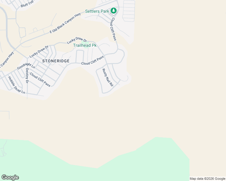 map of restaurants, bars, coffee shops, grocery stores, and more near 1076 Rusty Nail Road in Prescott Valley