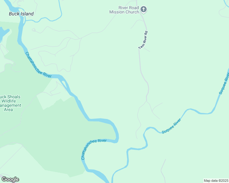 map of restaurants, bars, coffee shops, grocery stores, and more near Twin River Orchard Road in Habersham County