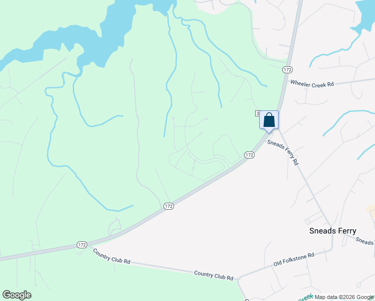 map of restaurants, bars, coffee shops, grocery stores, and more near 149 Citadel Drive in Sneads Ferry