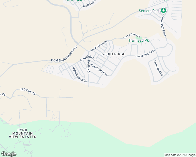 map of restaurants, bars, coffee shops, grocery stores, and more near 7225 Barefoot Lane in Prescott Valley