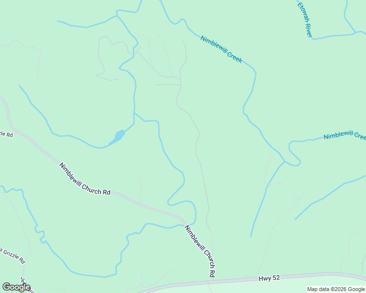 map of restaurants, bars, coffee shops, grocery stores, and more near 687 Nimblewill Creek Road in Dahlonega