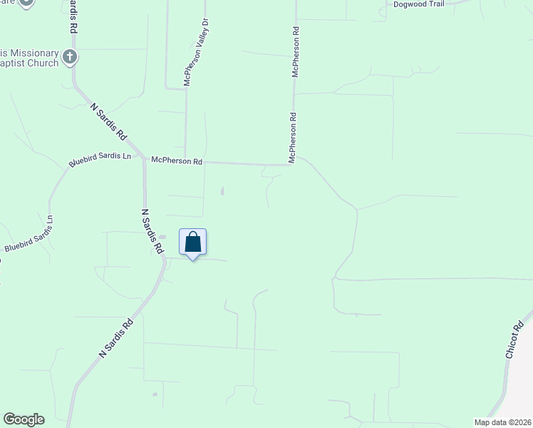 map of restaurants, bars, coffee shops, grocery stores, and more near 20862 McPherson Road in Saline County