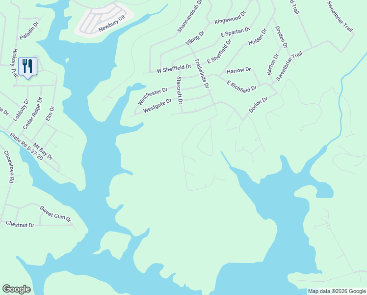 map of restaurants, bars, coffee shops, grocery stores, and more near 827 Trailwinds Drive in Westminster