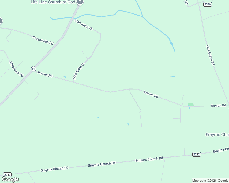 map of restaurants, bars, coffee shops, grocery stores, and more near 1253 Rowan Road in Lumberton