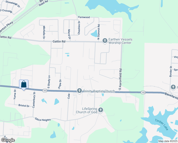 map of restaurants, bars, coffee shops, grocery stores, and more near 334 Madison Place in Benton