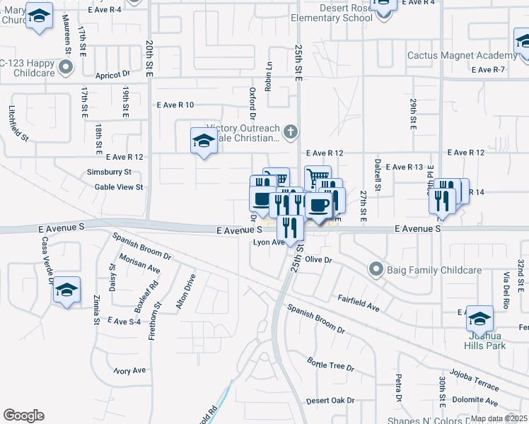 2321 East Avenue S, Palmdale CA Walk Score