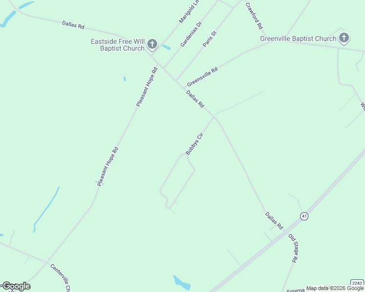 map of restaurants, bars, coffee shops, grocery stores, and more near 879 Bobbys Circle in Lumberton