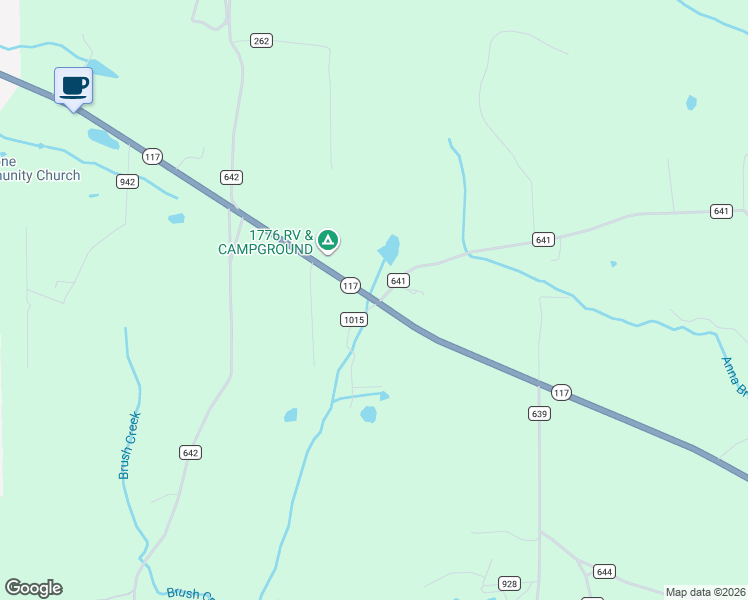 map of restaurants, bars, coffee shops, grocery stores, and more near 3423 Alabama 117 in Mentone