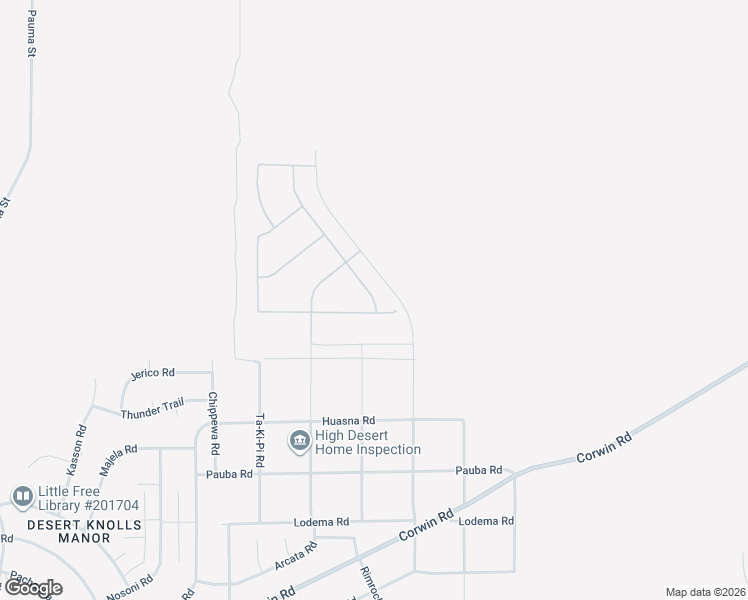 map of restaurants, bars, coffee shops, grocery stores, and more near 16988 Tawanka Road in Apple Valley