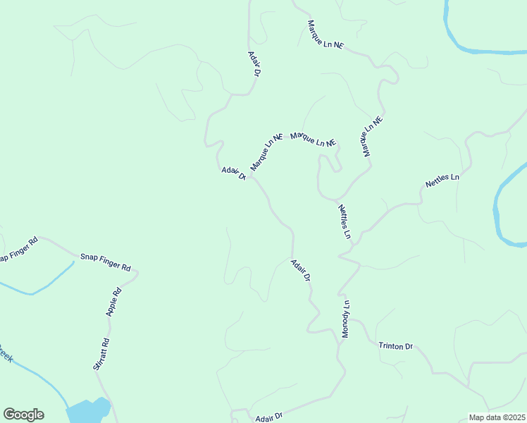 map of restaurants, bars, coffee shops, grocery stores, and more near 112 Adair Drive in Ranger