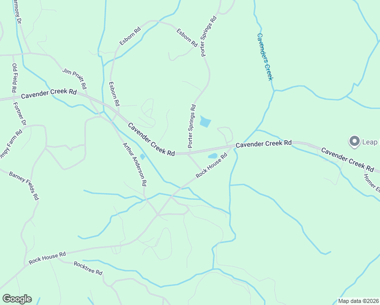 map of restaurants, bars, coffee shops, grocery stores, and more near 2160 Cavender Creek Road in Dahlonega