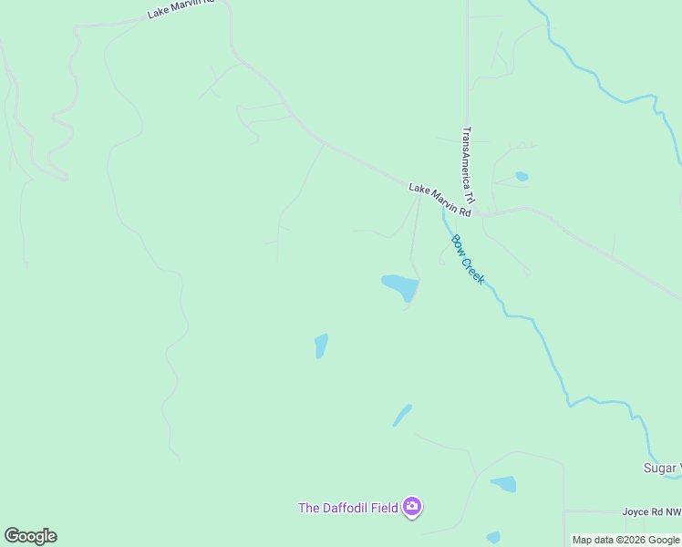 map of restaurants, bars, coffee shops, grocery stores, and more near 1034 Pocket Road Northwest in Sugar Valley