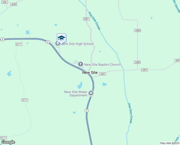 map of restaurants, bars, coffee shops, grocery stores, and more near in New Site