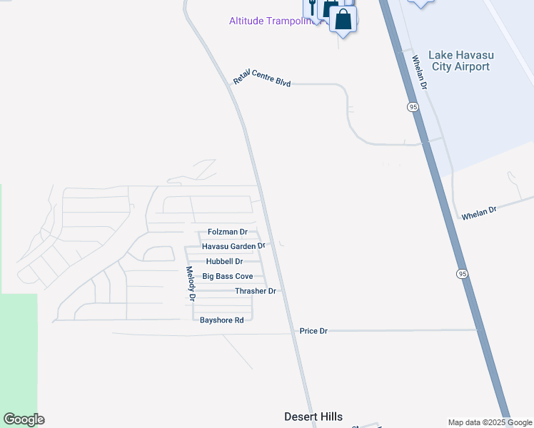 map of restaurants, bars, coffee shops, grocery stores, and more near 4862-4908 London Bridge Road in Lake Havasu City