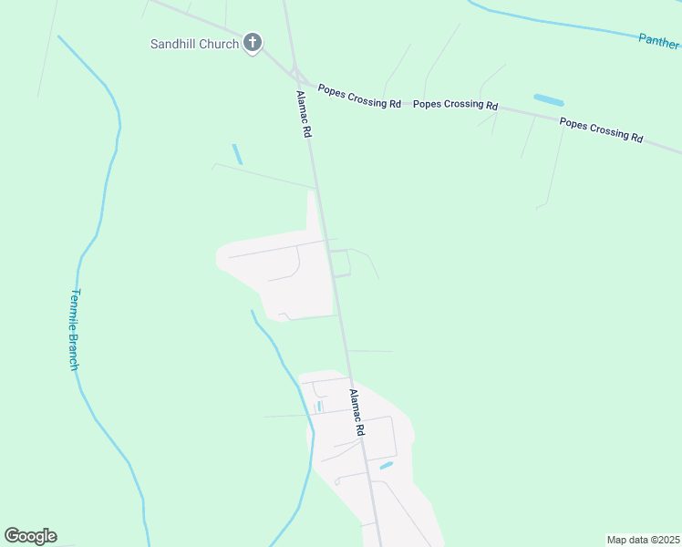 map of restaurants, bars, coffee shops, grocery stores, and more near 4077 Alamac Road in Lumberton