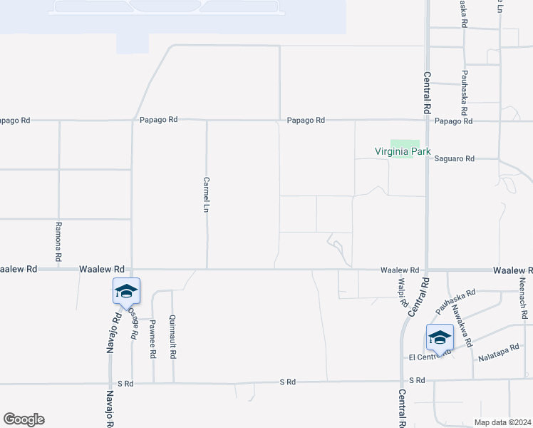 map of restaurants, bars, coffee shops, grocery stores, and more near Nanticoke Road in Apple Valley