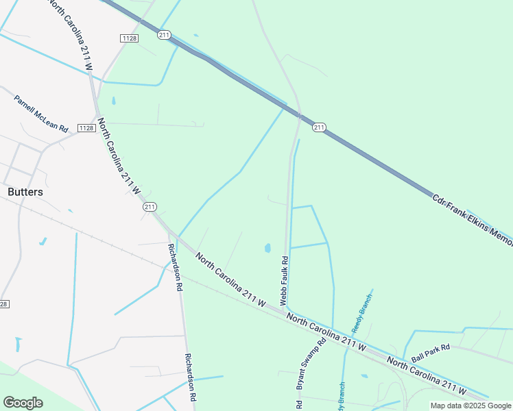 map of restaurants, bars, coffee shops, grocery stores, and more near 383 Webb Faulk Road in Bladenboro