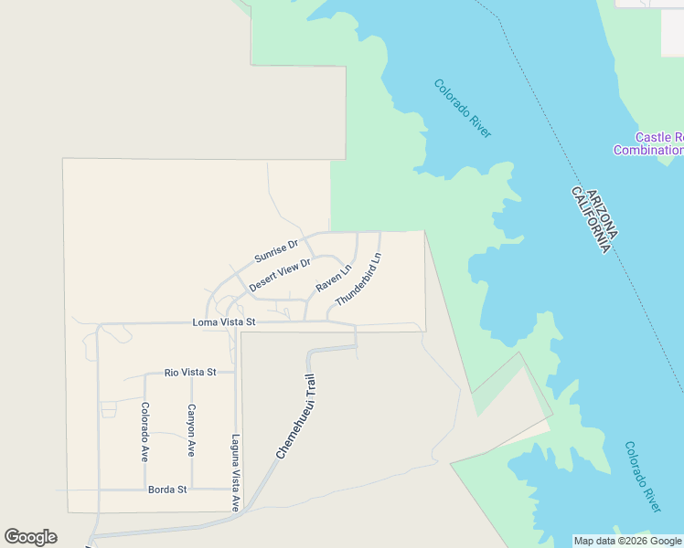 map of restaurants, bars, coffee shops, grocery stores, and more near Raven Lane in San Bernardino County