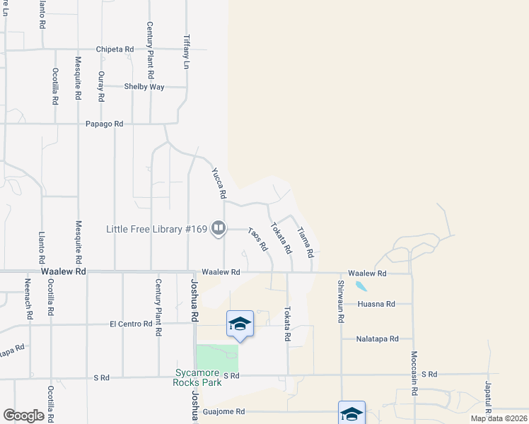 map of restaurants, bars, coffee shops, grocery stores, and more near 17068 Tokata Road in Apple Valley