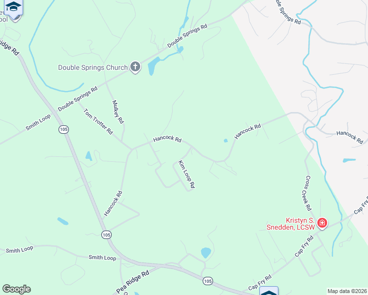 map of restaurants, bars, coffee shops, grocery stores, and more near 834 Hancock Rd in Demorest