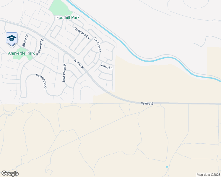 map of restaurants, bars, coffee shops, grocery stores, and more near 37215 Queen Anne Place in Palmdale