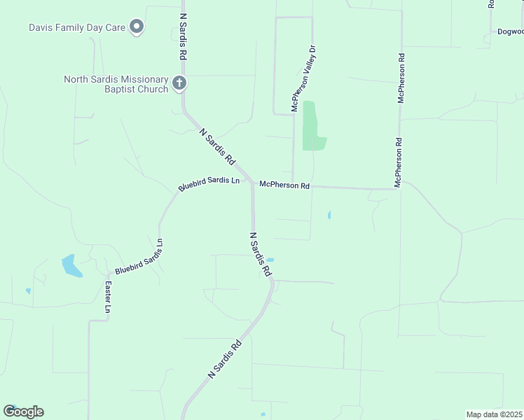 map of restaurants, bars, coffee shops, grocery stores, and more near 21003 North Sardis Road in Saline County