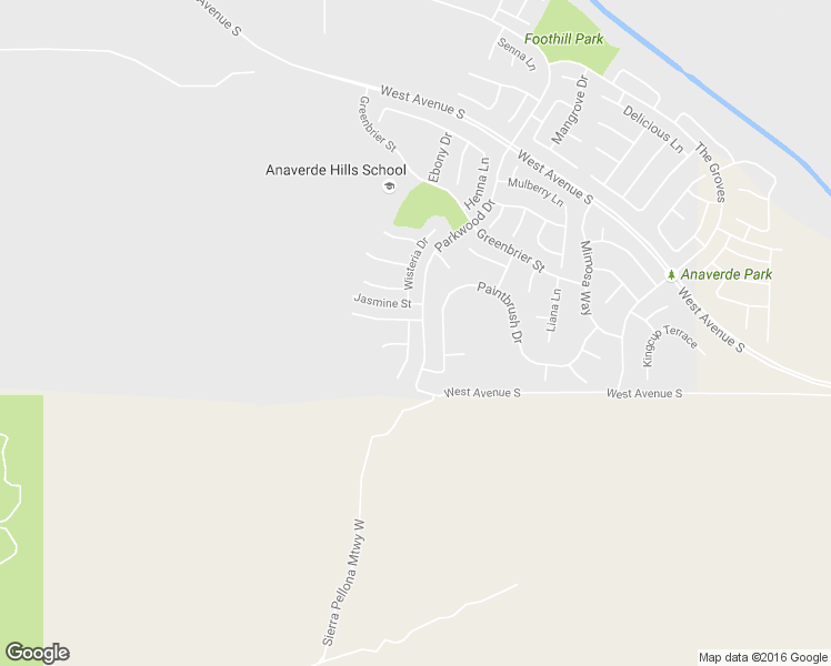 map of restaurants, bars, coffee shops, grocery stores, and more near 37212 Pergola Terrace in Palmdale