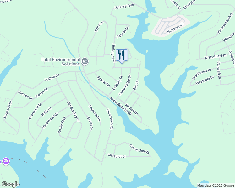 map of restaurants, bars, coffee shops, grocery stores, and more near 103 Cedar Ridge Drive in Westminster