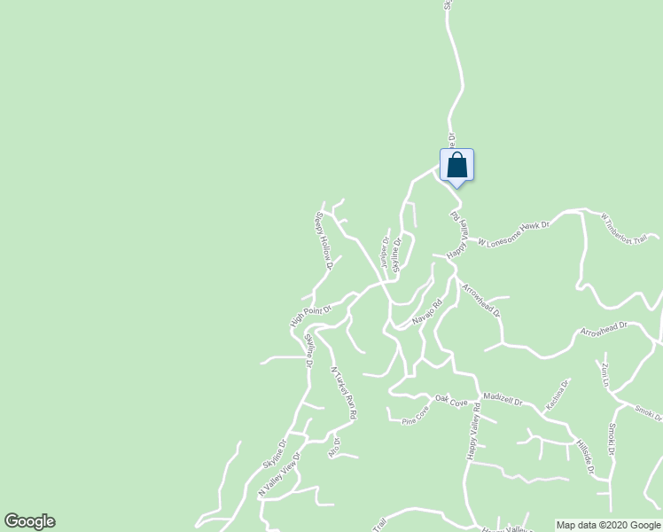 map of restaurants, bars, coffee shops, grocery stores, and more near 5999 Sleepy Hollow Circle in Prescott